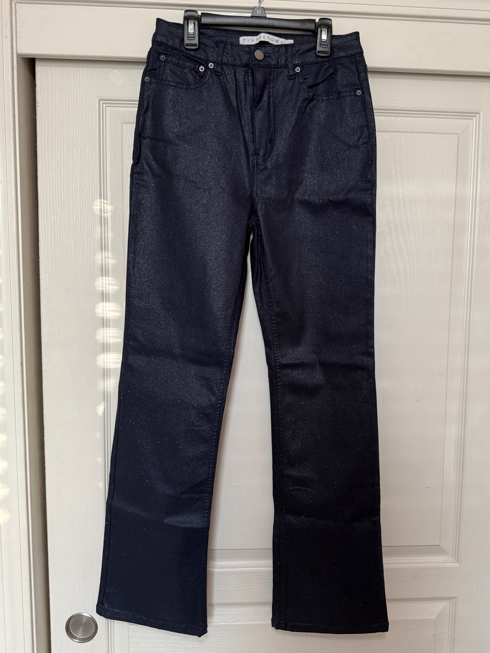 Slim Straight Shimmer Pants size 7